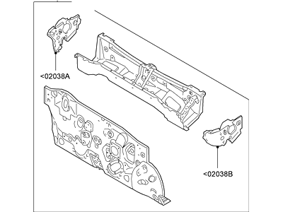 Mercury Dash Panels - 5L8Z-7801610-AA