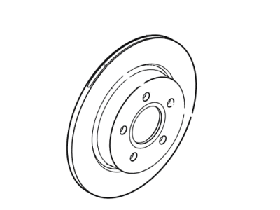 2016 Ford Focus Brake Disc - GU2Z-2V026-BB