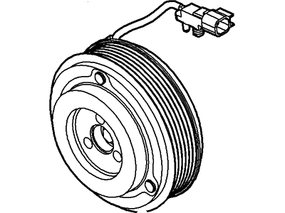 2008 Ford Escape A/C Idler Pulley - 8L8Z-19D784-A