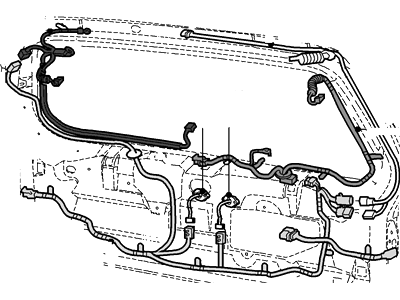 Ford F87Z-13412-DA Socket And Wire Assembly