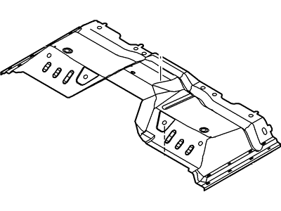 Ford AC3Z-26111A15-A Pan Assembly - Floor - Rear