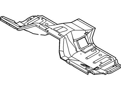 Ford 8C3Z-2511135-B Pan Assembly - Floor - Front