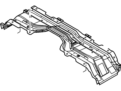 Ford 7C3Z-2510624-A Member - Floor Cross - Inner