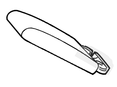 2000 Mercury Mountaineer Armrest - XL2Z-78644A22-AAE