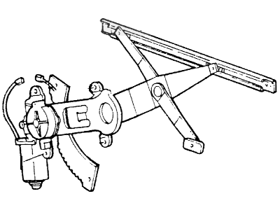 1998 Ford Mustang Window Regulator - F6ZZ-6323209-AA