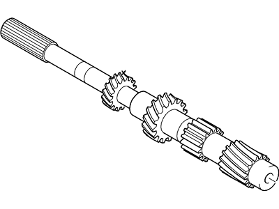 Ford 1S7Z-7017-BA Shaft - Input