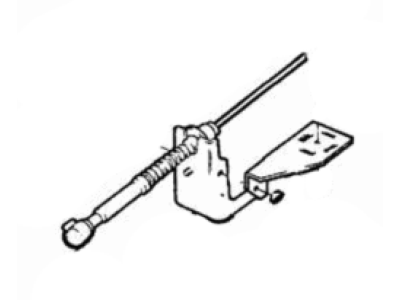 1995 Ford Escort Throttle Cable - F5CZ9A758AB