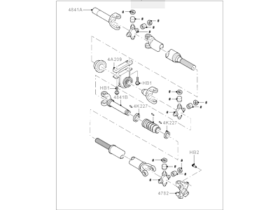 Ford 8L3Z-4R602-H Drive Shaft Assembly