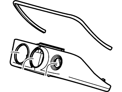 Ford 6W7Z-5404810-AC Ash Receptacle And Housing Assembly