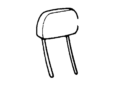 Ford F5TZ78611A08DAK HEADREST ASY-FRT ST