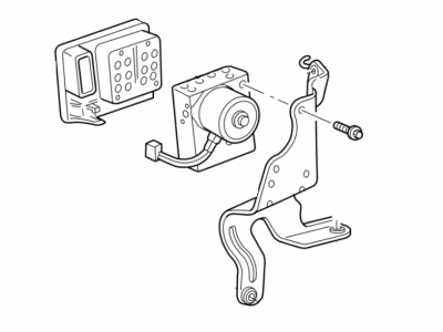 Ford Thunderbird ABS Pump And Motor Assembly - 5W4Z-2C333-AA