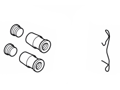 Ford 5U2Z-2321-C Kit - Brake Pad Attachment