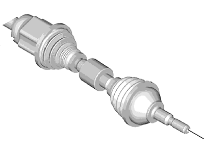 Ford DP5Z-3B436-A Front Axle Shaft