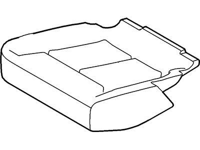 Ford DL3Z-1663804-LE Rear Seat Cushion Cover Assembly