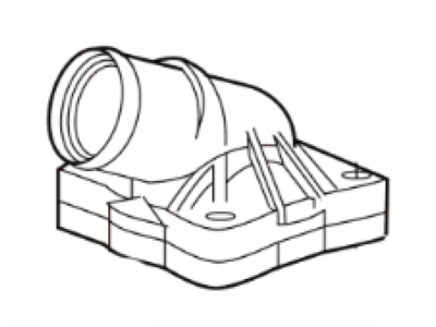 Ford 6L2Z-8592-A Connection - Water Outlet