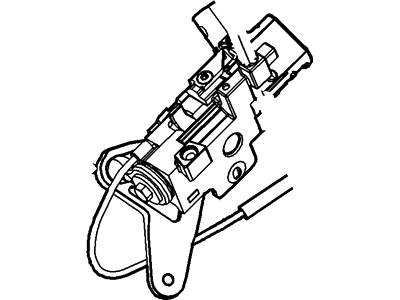Ford 7L1Z-7210-A Selector Shaft Assembly