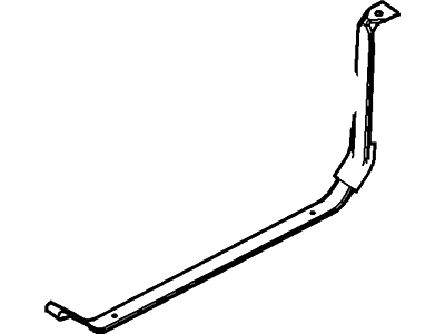 2004 Lincoln LS Fuel Tank Strap - 3W4Z-9092-AA