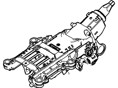 2010 Lincoln MKS Steering Column - 8A5Z-3C529-B