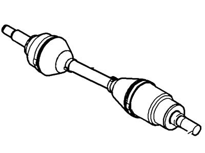 Ford DG1Z-4K139-A Shaft Assembly - Rear Axl