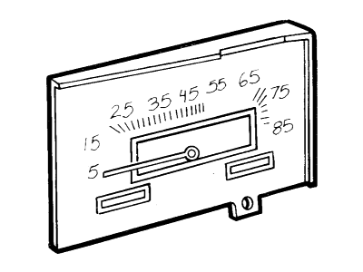 1984 Ford Thunderbird Speedometer - E3SZ-17255-B
