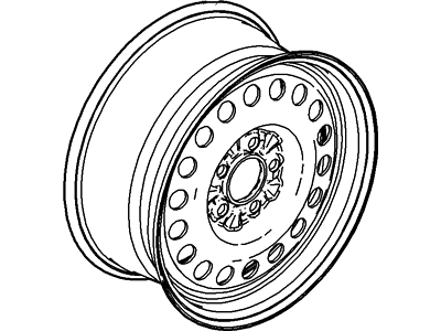 Ford F8AZ-1007-CA Wheel Assembly