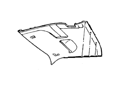 Ford 8C2Z-1651940-CA Panel Assembly - Roof Trim - Front