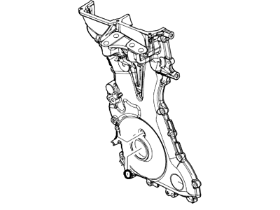 Ford Explorer Timing Cover - DA8Z-6019-A