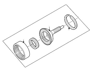 Ford 2L2Z-7L678-AA Hub Assembly