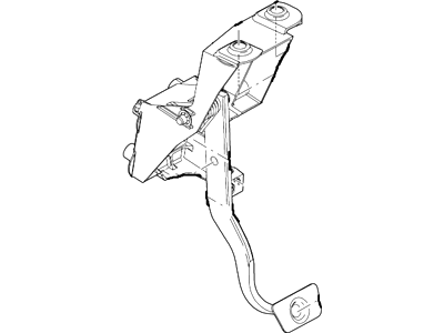 Ford BR3Z-2455-H Pedal Assembly - Brake