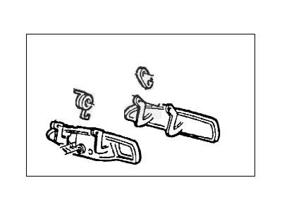 Mercury Grand Marquis Door Handle - 5W7Z-5422404-CB