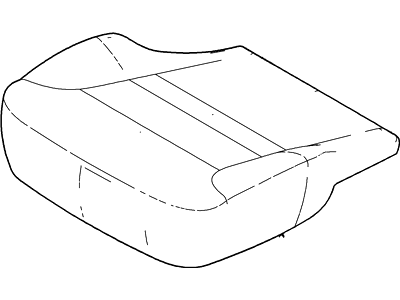 Ford 7A1Z-7862900-BA Seat Cushion Cover Assembly