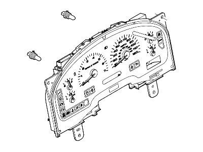 2007 Ford F-150 Speedometer - 7L3Z-10849-AB