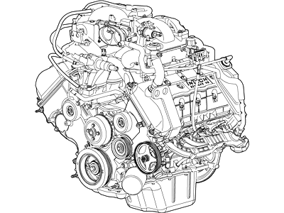 Ford 4L7Z-6007-AA Engine Assembly