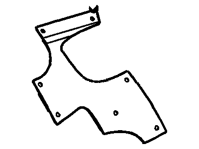 Ford 4G7Z-16843-AA Insulator - Hood