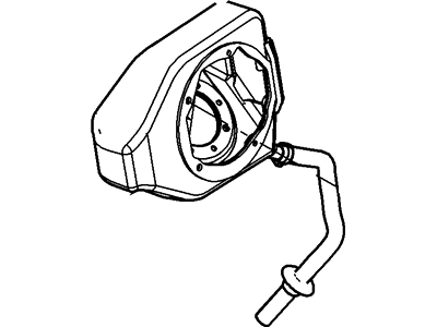 Mercury Fuel Filler Housing - 3W7Z-5427936-BA