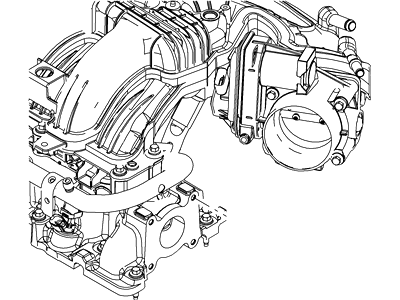 Lincoln MKX Thermostat Housing - 9T4Z-8A586-A