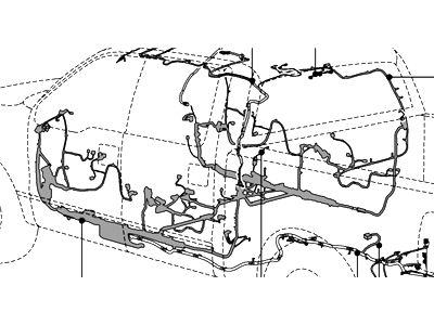 Ford 7L3Z-14A005-MA Wiring Assembly