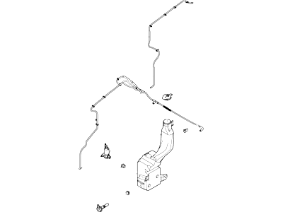 2013 Ford Edge Washer Reservoir - BT4Z-17618-A