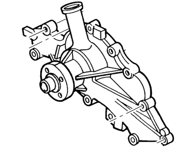 Lincoln Continental Water Pump - E8DZ-8501-B