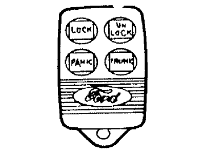Mercury Grand Marquis Car Key - F8AZ-15K601-AA