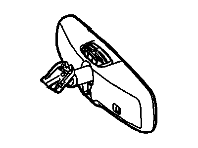 2008 Ford Expedition Car Mirror - 8U5Z-17700-B