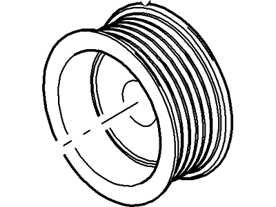 Ford 6W7Z-10344-AA Pulley