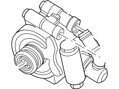 2010 Lincoln Mark LT Power Steering Pump - AL3Z-3A674-B