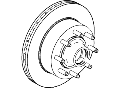 Ford E-150 Brake Disc - BC2Z-1102-B