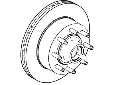 2017 Ford E-350/E-350 Super Duty Brake Disc - BC2Z-1102-B