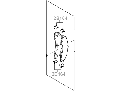 Ford E-150 Brake Pads - 8C2Z-2V001-B