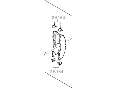 2010 Ford E-250 Brake Pads - 8C2Z-2V001-B