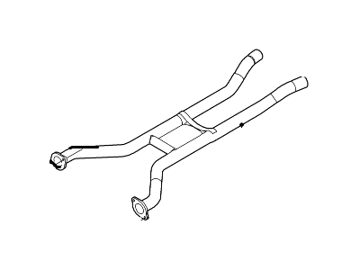 2009 Lincoln Town Car Exhaust Pipe - 4W1Z-5246-BA