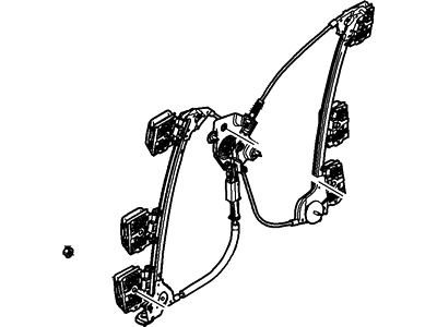 Ford 6R3Z-6323208-A Regulator - Window - Less Motor