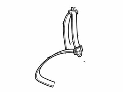Ford Explorer Sport Seat Belt - 3L2Z-98611B09-AAB